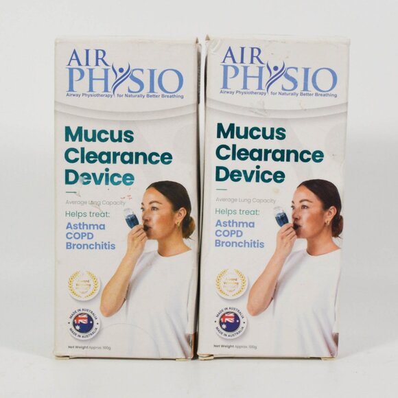 2 Air Physio Mucus Clearance Device Better Breathing - Picture 1 of 3